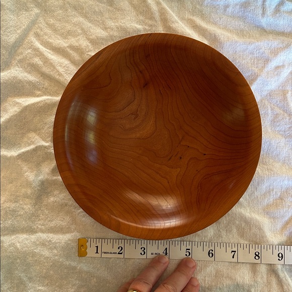 Elegant Wooden Solid Cherry wood Bowl, handmade, Waldorf maker - Picture 4 of 5